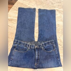 Lee Comfort Waistband Bootcut Jeans Size 16 Petite Stretch Denim